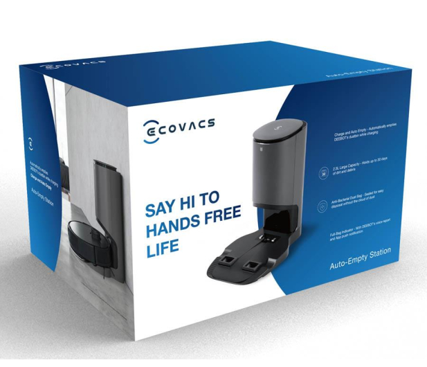 Ecovacs Automatyczna stacja ssąca do serii OZMO T8/N8/T9 z workami - 1013879 - zdjęcie 4